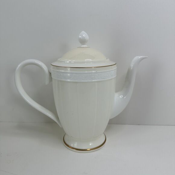 Villeroy & Boch Germany IVOIRE Chateau Collection 4 Cup Coffee Pot Lid NWT - Picture 4 of 14